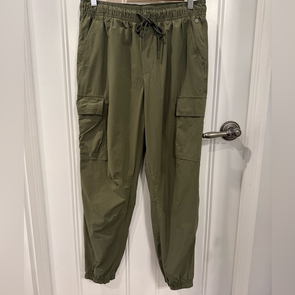 Calia olive green cargo joggers women’s